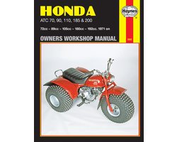 Honda Atc70, 90, 110, 185 And 200 Owner'S Workshop Manual