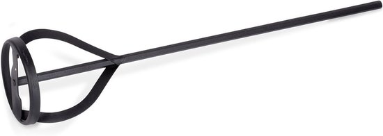 Roeropzet - Mengkegel Mengstaaf - Verf Mengen - Gepoedercoat Staal - 85 x 400 mm - Zwart — afbeelding 4