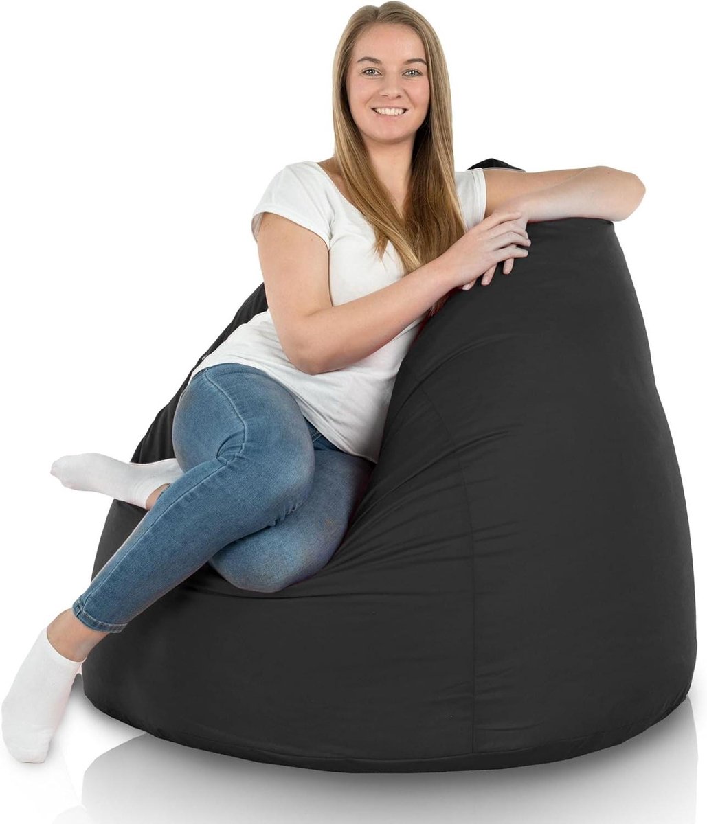 Zitzak XXL - Beanbag Grote Stoel - Buiten Ontspannen - Waterdichte Nylon Hoes - 100 x 100 x 130 cm
