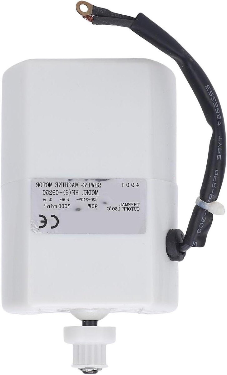 Naaimachine Motor - Elektromotor Onderdeel - Stoffen Verwerken - Krachtige Prestaties - 90 W - Zwart