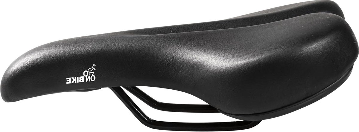 Fietszadel - MTB Zadel - Mountainbiken - Zacht Anatomisch - 247 x 140 mm - Zwart