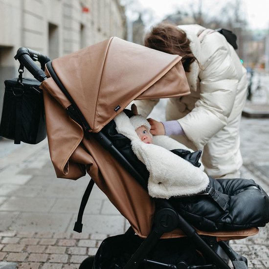 Baby Voetenzak - Thermo Slaapzak - Winterse Wandelingen - Wind- en Waterafstotend - Universele Pasvorm - Zwart — afbeelding 4