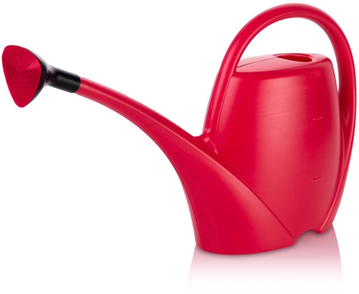 Gieter met sproeikop voor kamerplanten 2,5 L - Bloemengieter van hoogwaardig plastic - Gieter voor binnen en buiten - Ideaal voor kamerplanten, Viva Magenta