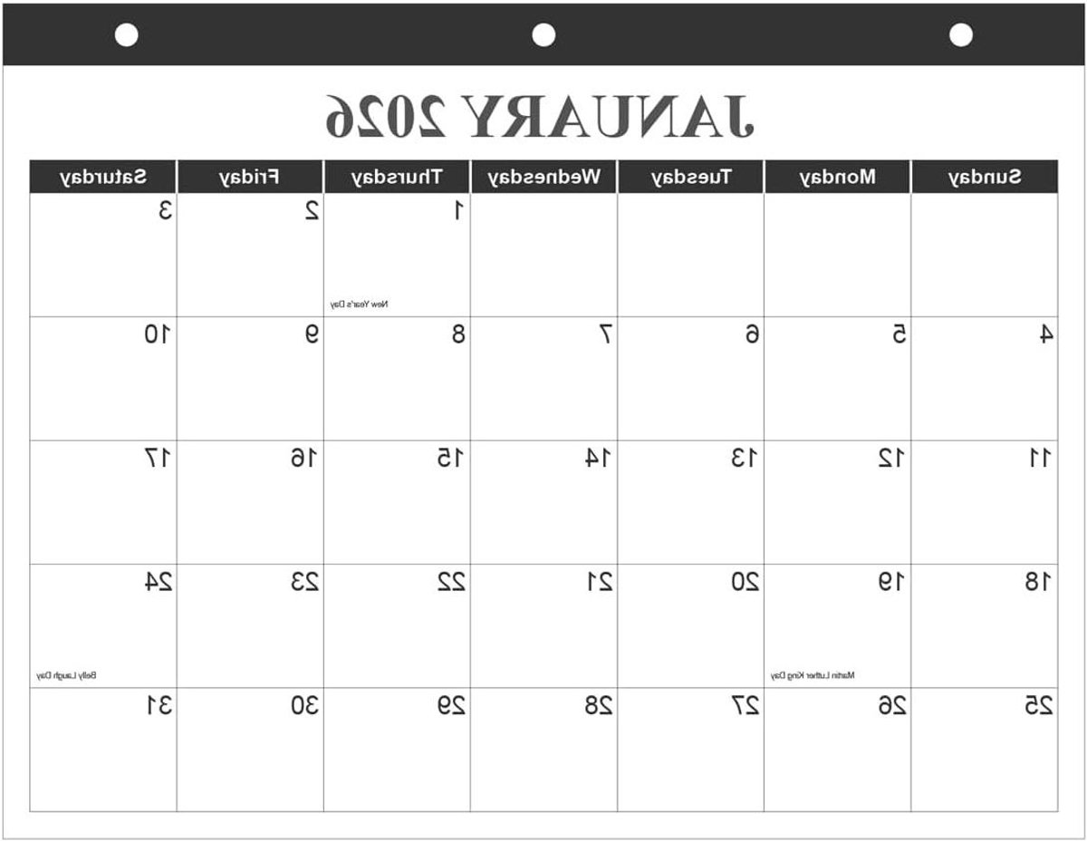 Bureaukalender 2024-2025 - Maandkalender Agenda - Planning en Organisatie - 3-Gaten Ringband - 215 x 289 cm - Zwart