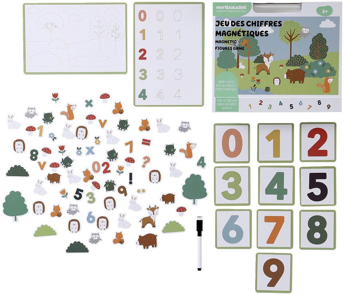 Vertbaudet Magnetisch cijferspel GREEN FOREST