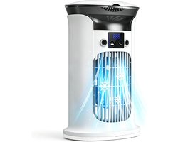 Mobiele airconditioning, mini-airconditioning, luchtkoeler, kleine airconditioning, draagbare airconditioner, wit [Energieklasse A+]