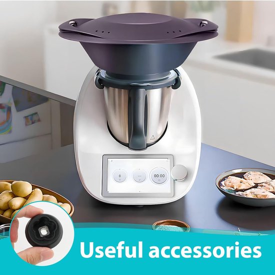Koppelingsgeleiding - Reserveonderdeel Keukenrobot - Keukenmachine Reparatie - Perfecte Pasvorm - 10 x 10 x 1 cm - Zwart — afbeelding 3