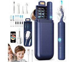 Oorreiniger met Camera - Oorsmeerverwijderaar - Oorsmeer verwijderaar - Ear Cleaner - WiFi - HD - Flexibele Sonde - 5 Koppen - IP67 - Otoscoop - Oorlepel - Voor Thuis en Reizen