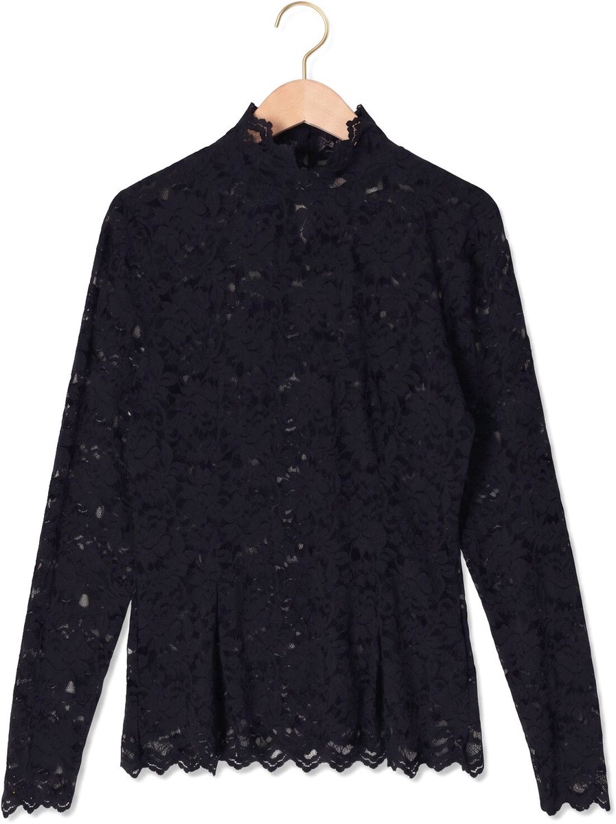Notre-V Nv-ingelien Tops & T-shirts Dames - Shirt - Donkerblauw - Maat S
