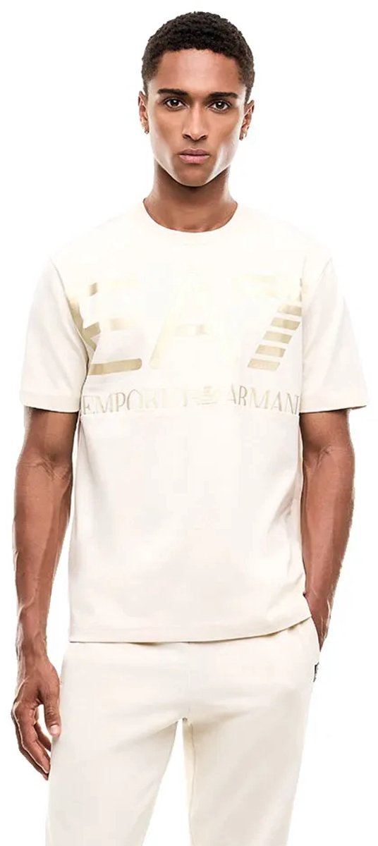 Ea7 Emporio Armani 7m002200_af27188 T-shirt Met Korte Mouwen Beige S Man