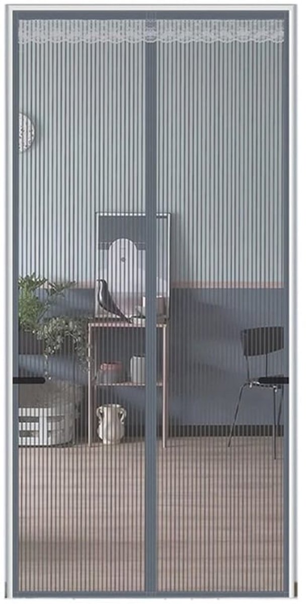 Vliegenhor 80 x 210 cm - Magnetisch - Insectenwerend - Muggenscherm - Eenvoudig te installeren - Milieuvriendelijk polyester - Insectenhor
