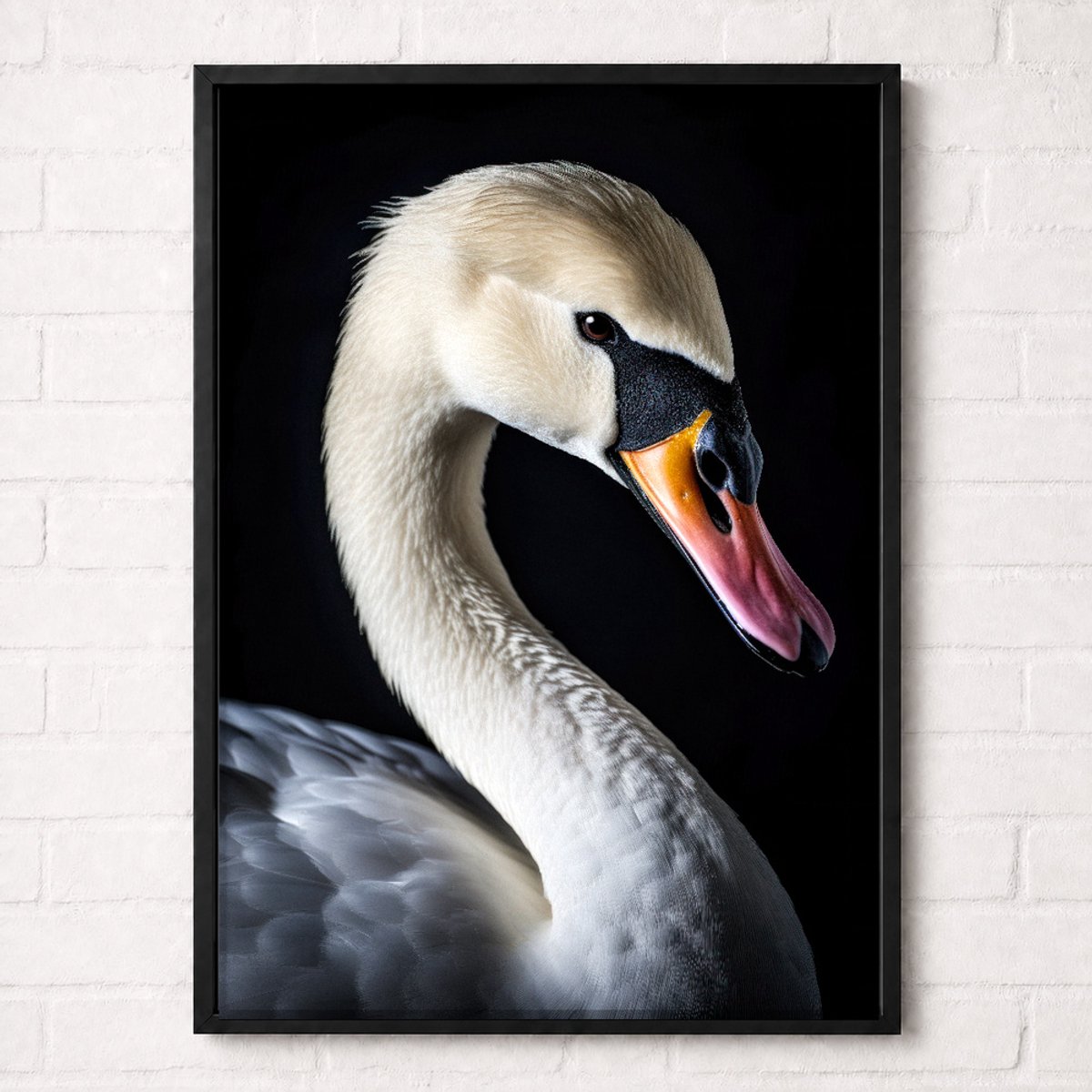 Zwaan Poster - Vogelportretten Collectie - Dieren Posters - A2+ 43,2 x 61 cm