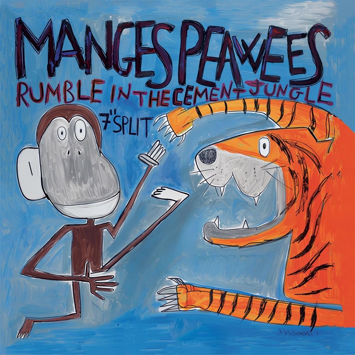 Manges & The Peawees - Split (7" Single)