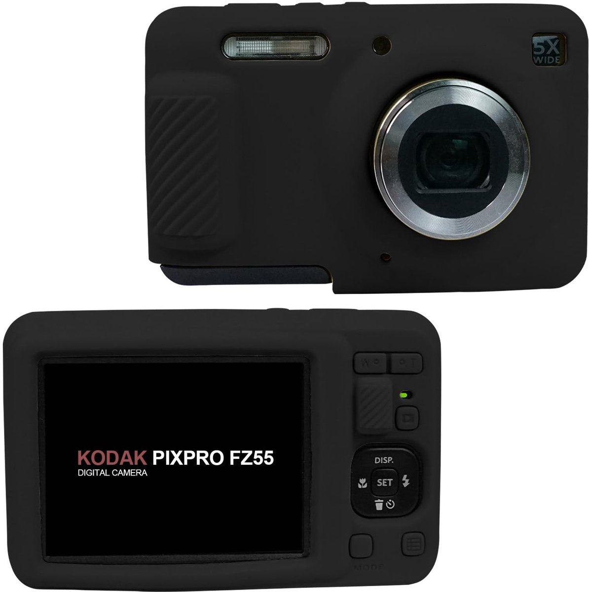 Solidchoice - Siliconen Camera Hoes voor Kodak PIXPRO FZ55