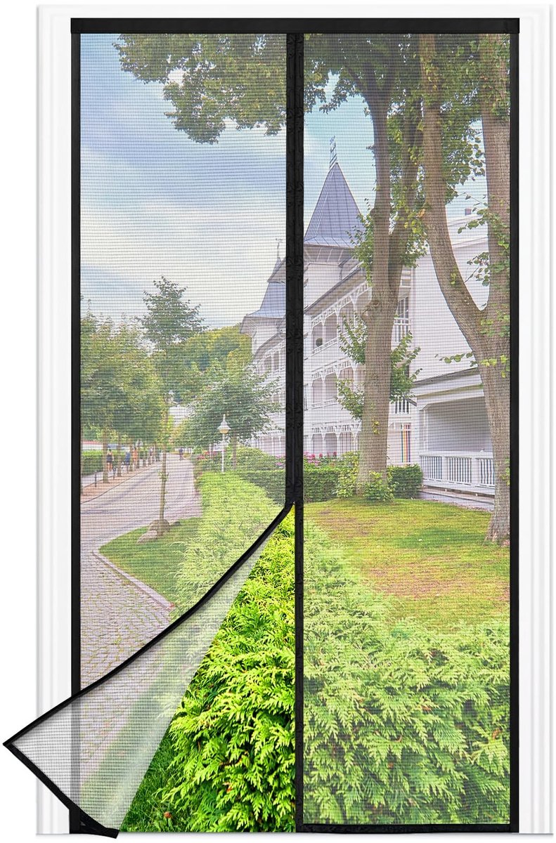 Solidchoice - Magnetisch Vliegengordijn voor Deur 80 x 210 cm