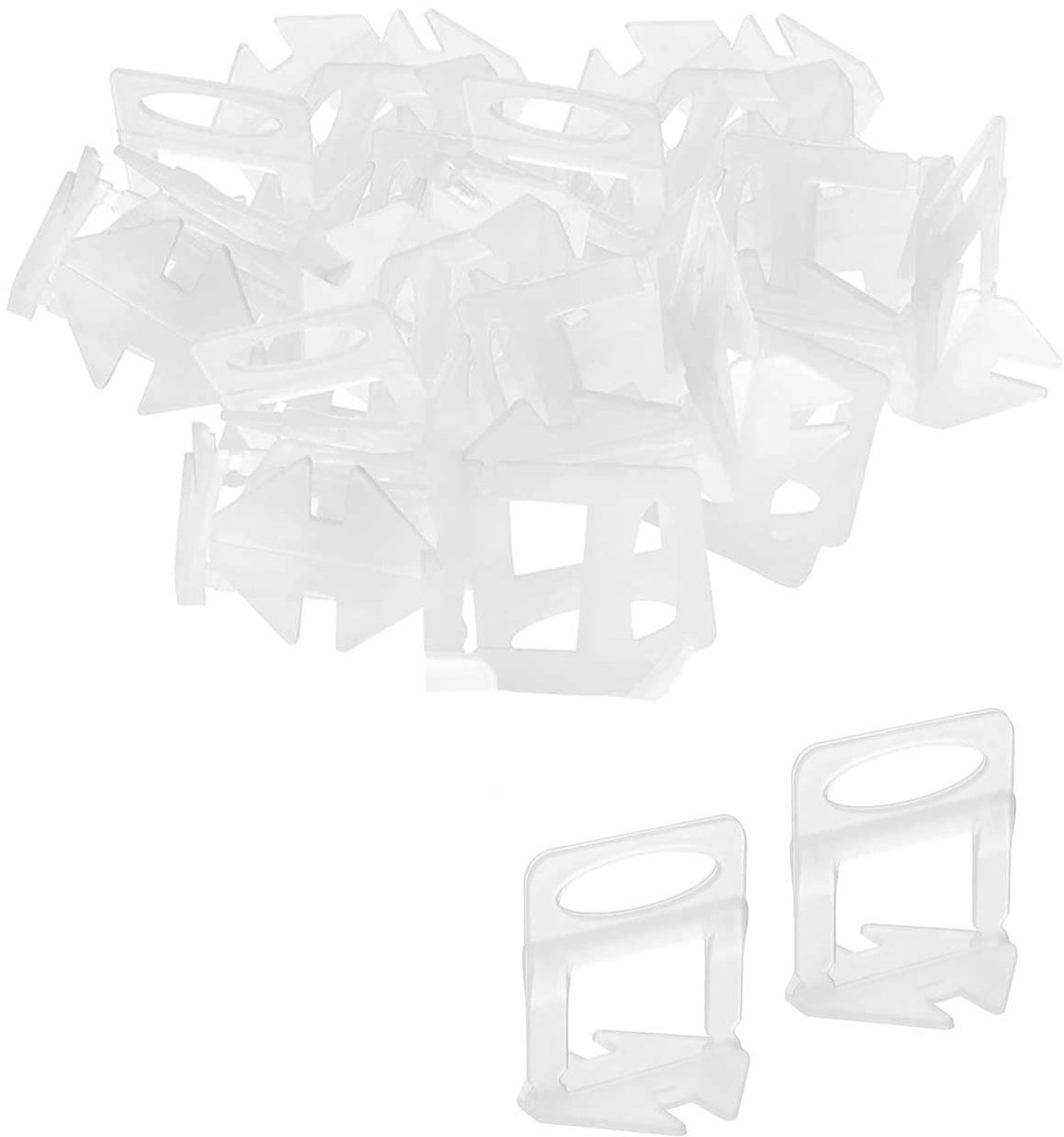 Solidchoice - 200 Stuks Tegel Niveauer en Spacers voor Professioneel Tegelwerk