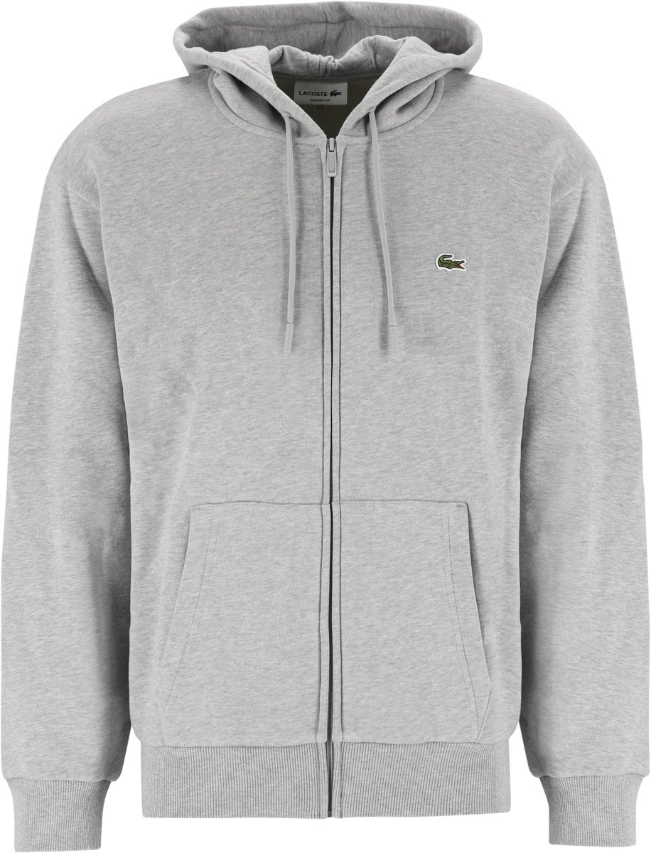 Lacoste heren sweatvest - lichtgrijs melange