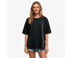 Imily Bela Dames Oversized Basic T-shirt met Korte Mouwen