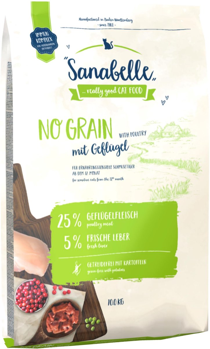 Solidchoice - Graanvrij Droogvoer voor Katten met Gevoelige Maag