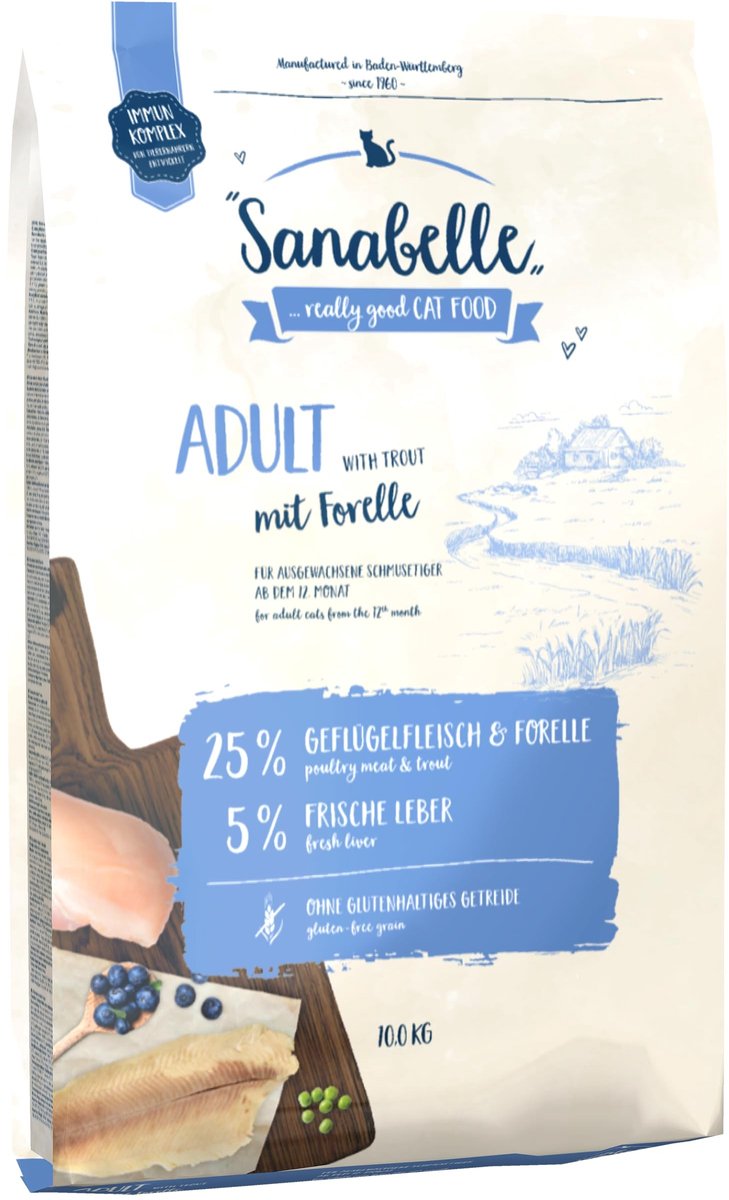 Solidchoice - Droogvoer voor Volwassen Katten met Forel