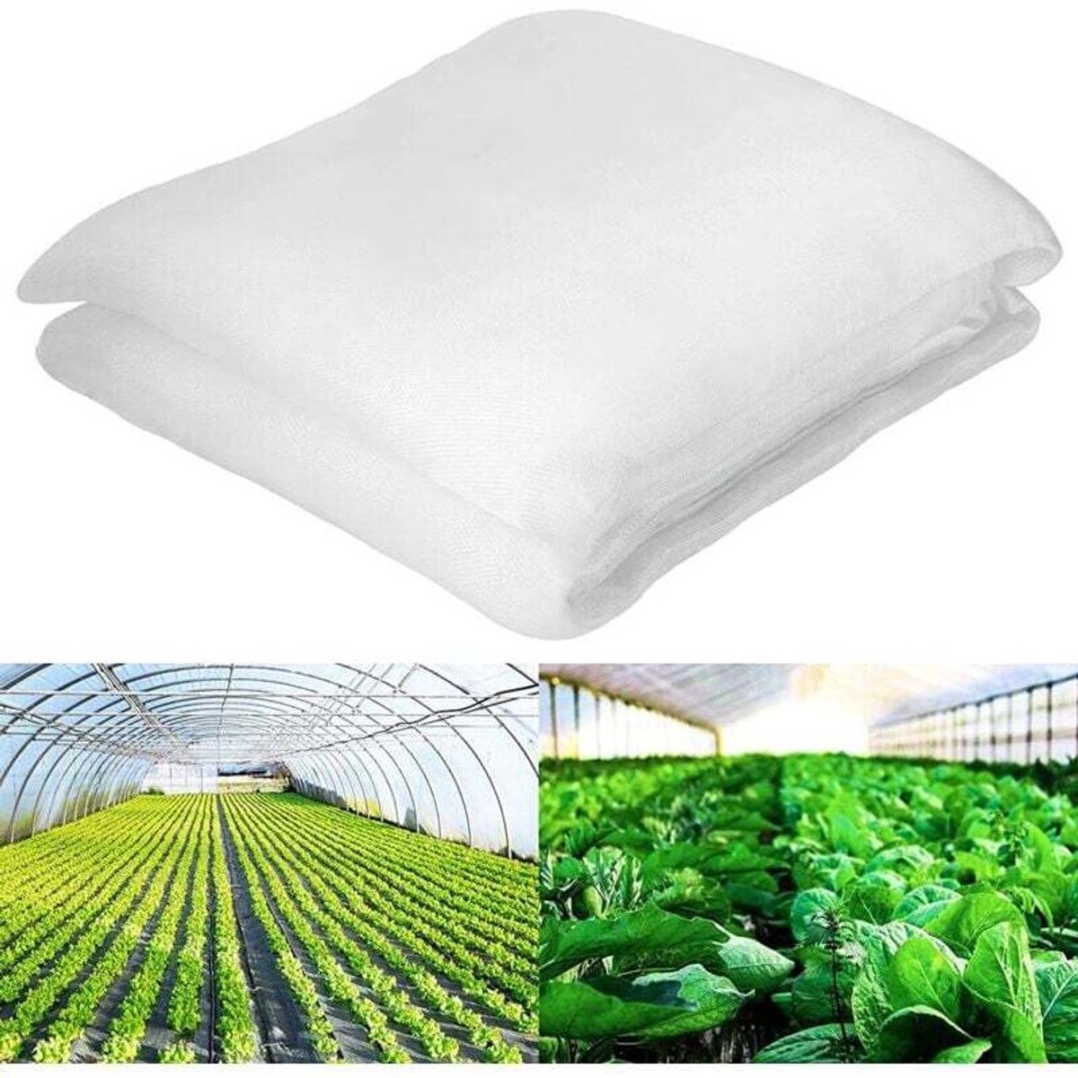 Insectenwerend net, insectenwerend net van 3 x 6 geschikt voorer, insectenwerend net geschikt voor de moestuin, fijnmazig insectenwerend net, tuinnet, insectenwerend net geschikt voor de groenteteelt