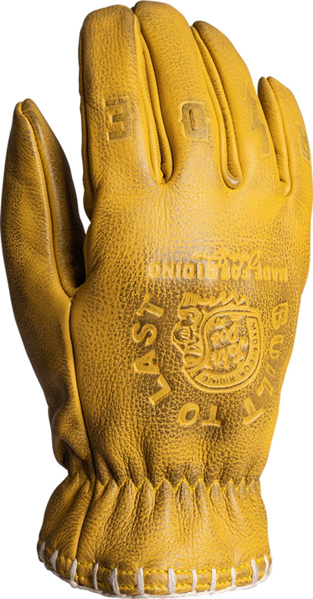 John Doe Coyote Geel Embossed - Handschoen