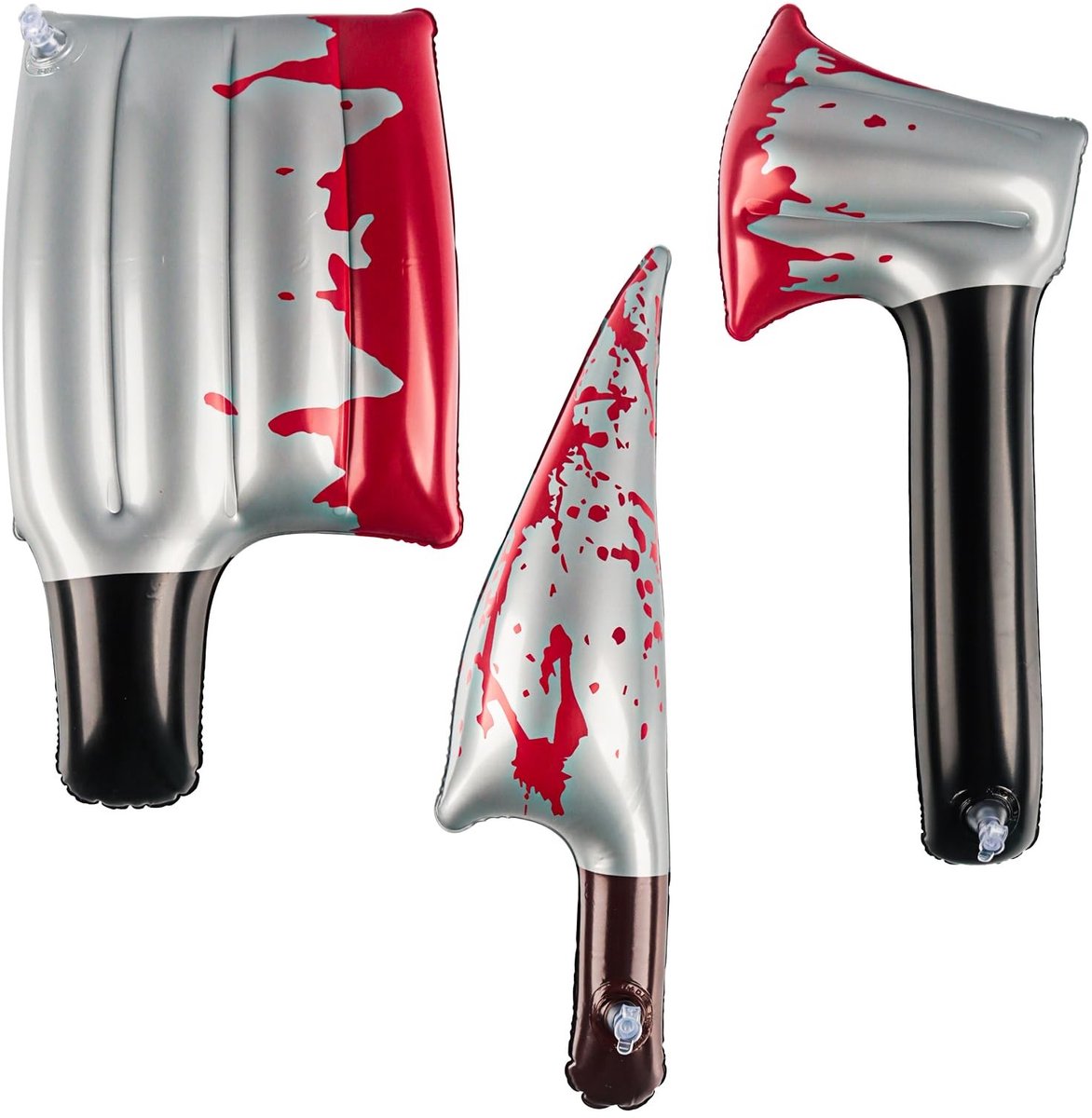 Solidchoice - Set van 3 Opblaasbare Halloween Messen
