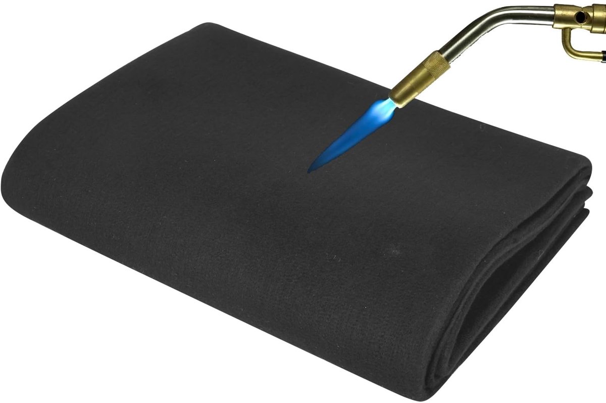 Solidchoice - Vlamdovende Onderlegger 100 x 100 cm voor BBQ en Haard