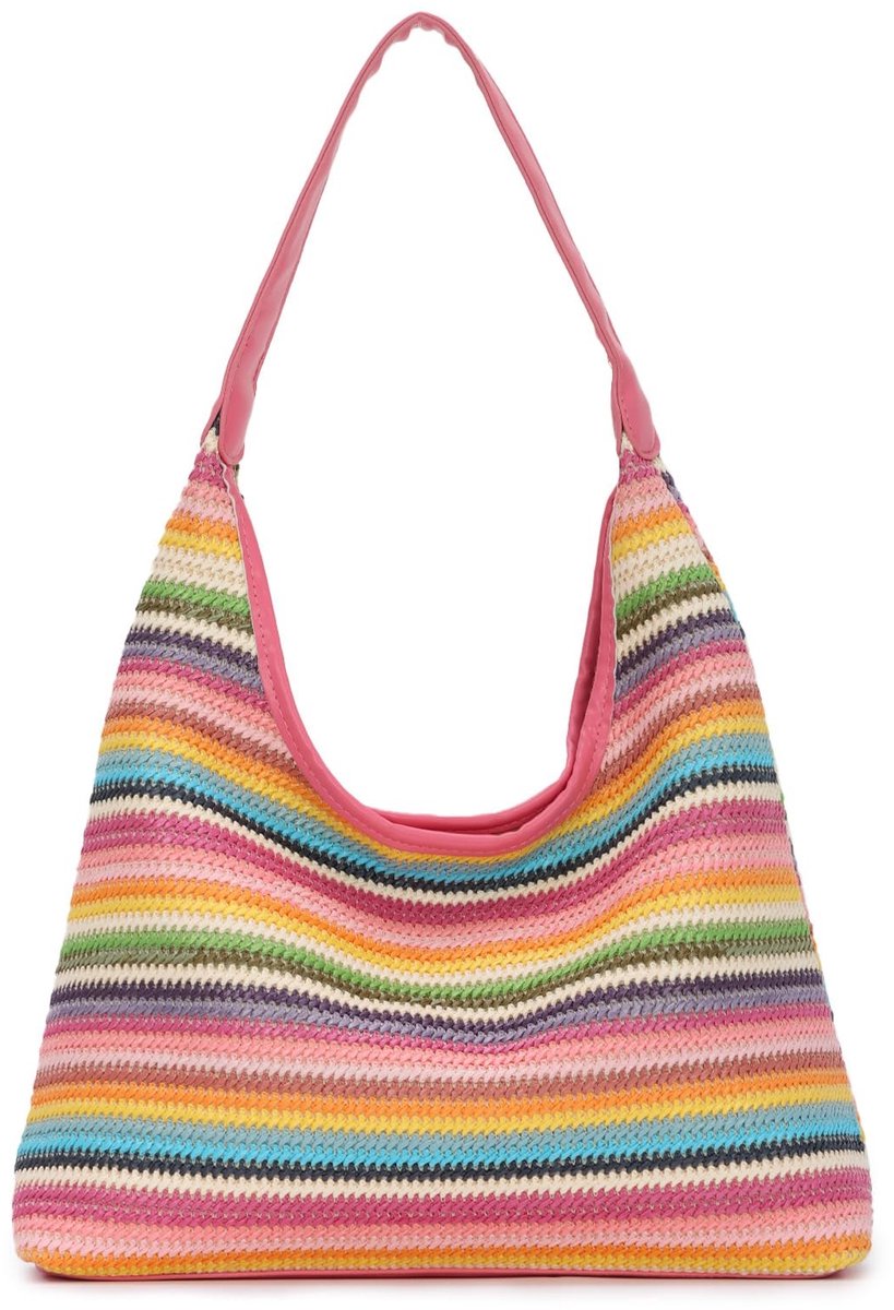 Solidchoice - Geweven Straw Bag voor Dames voor Zomer