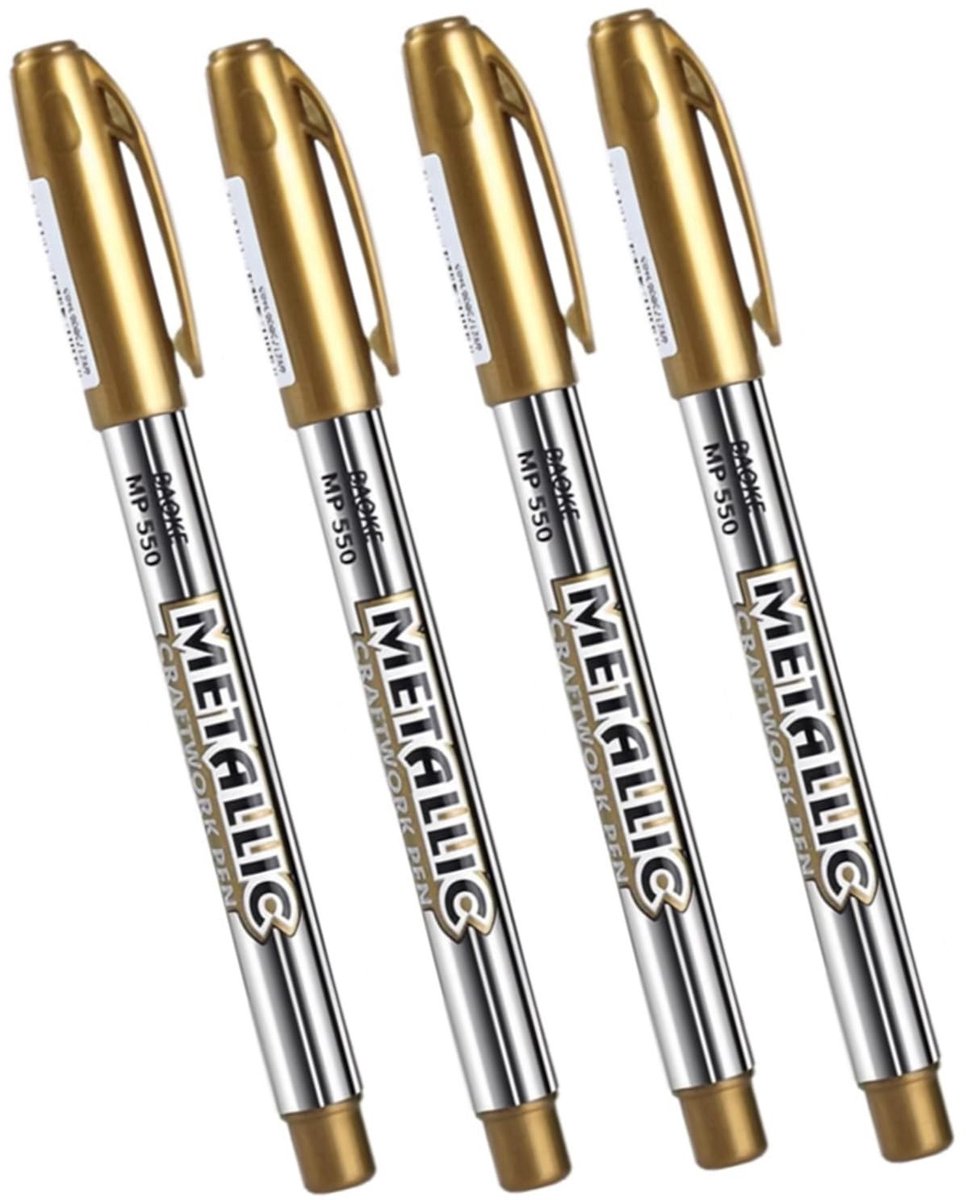 Solidchoice - Gouden Metallic Marker Pen voor Creatieve Projecten