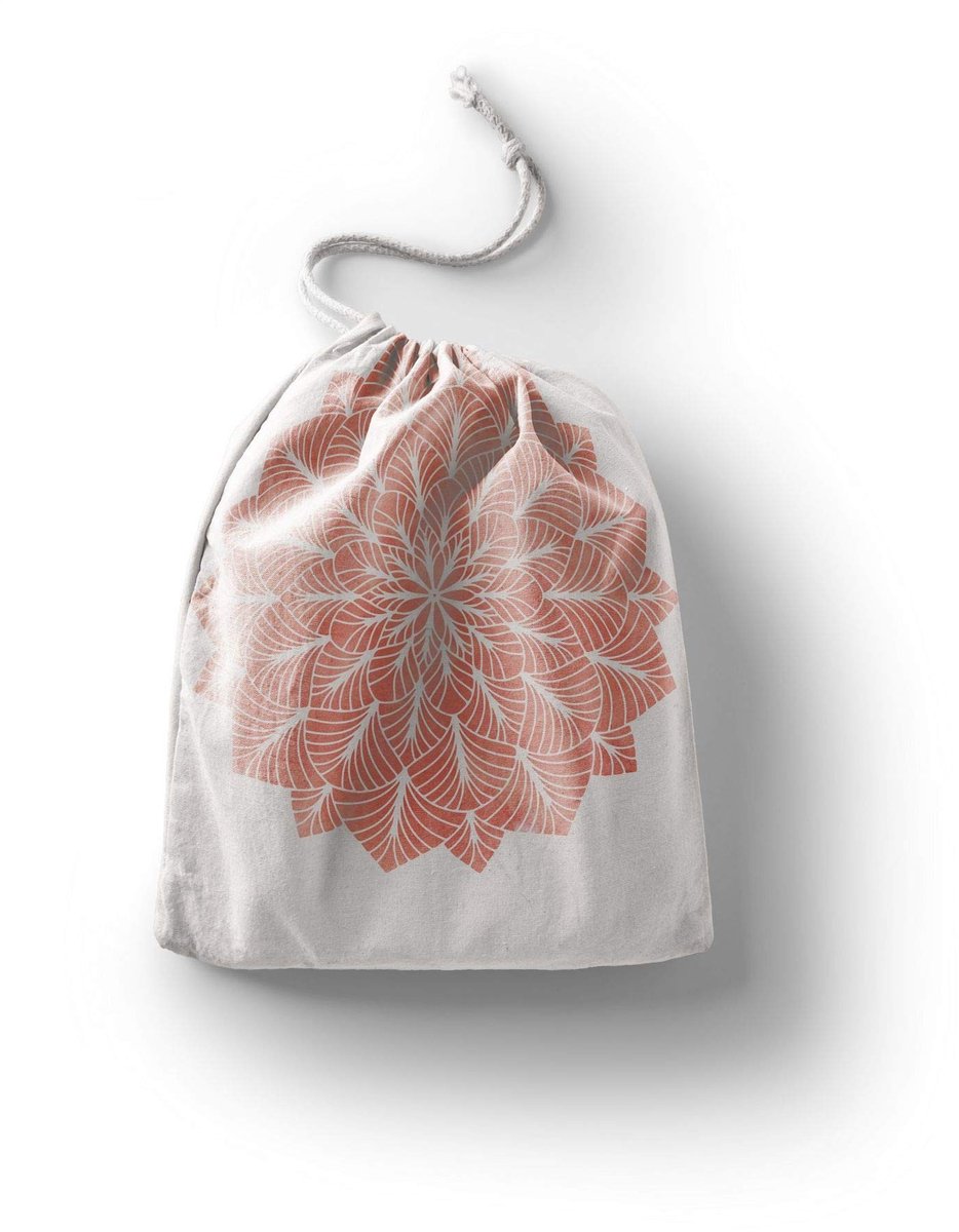 Solidchoice - Herbruikbare Katoenen Boodschappentas met Trekkoord 40x50cm, Multicolor