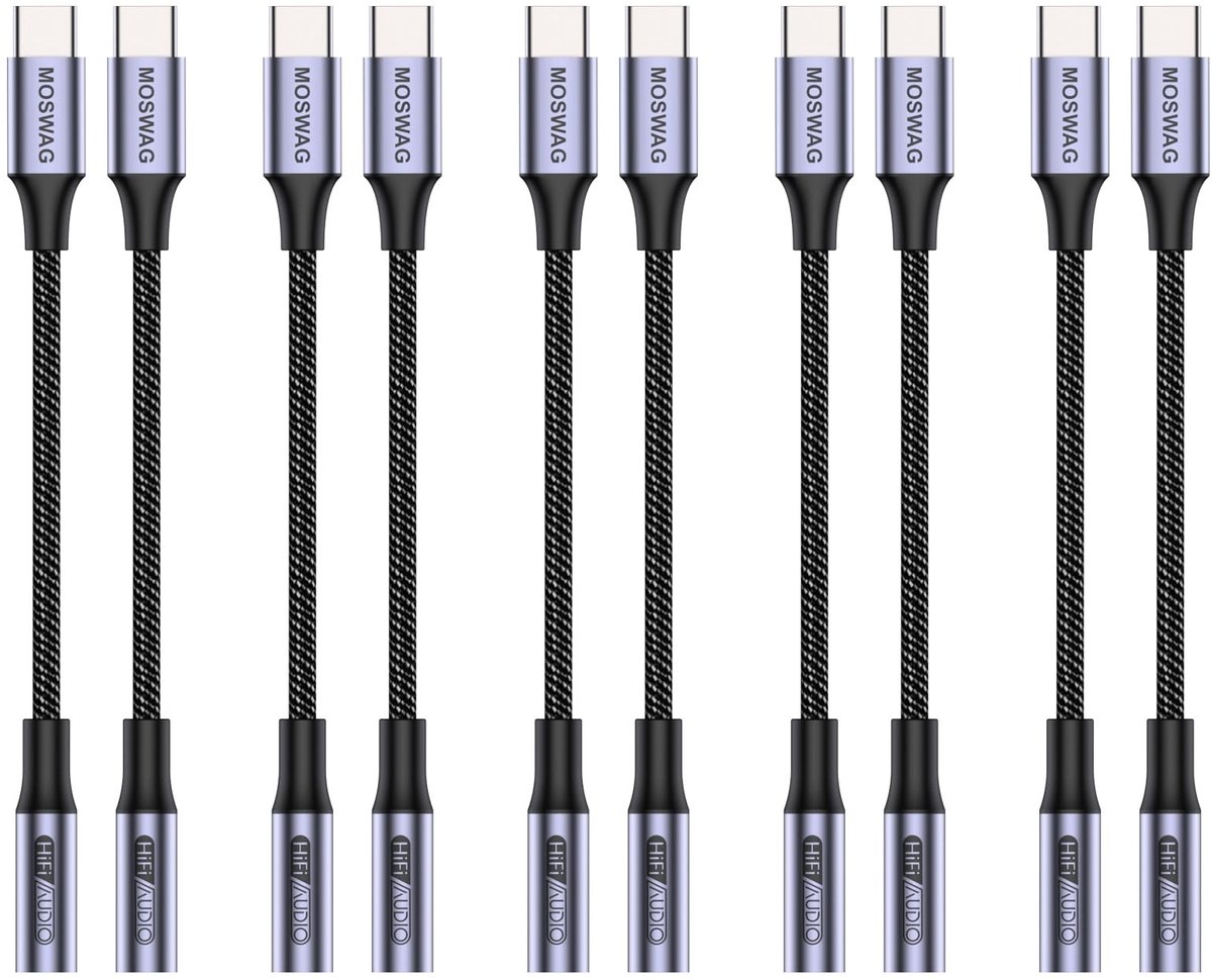 Solidchoice - USB Type C naar 3.5mm Hoofdtelefoonadapter