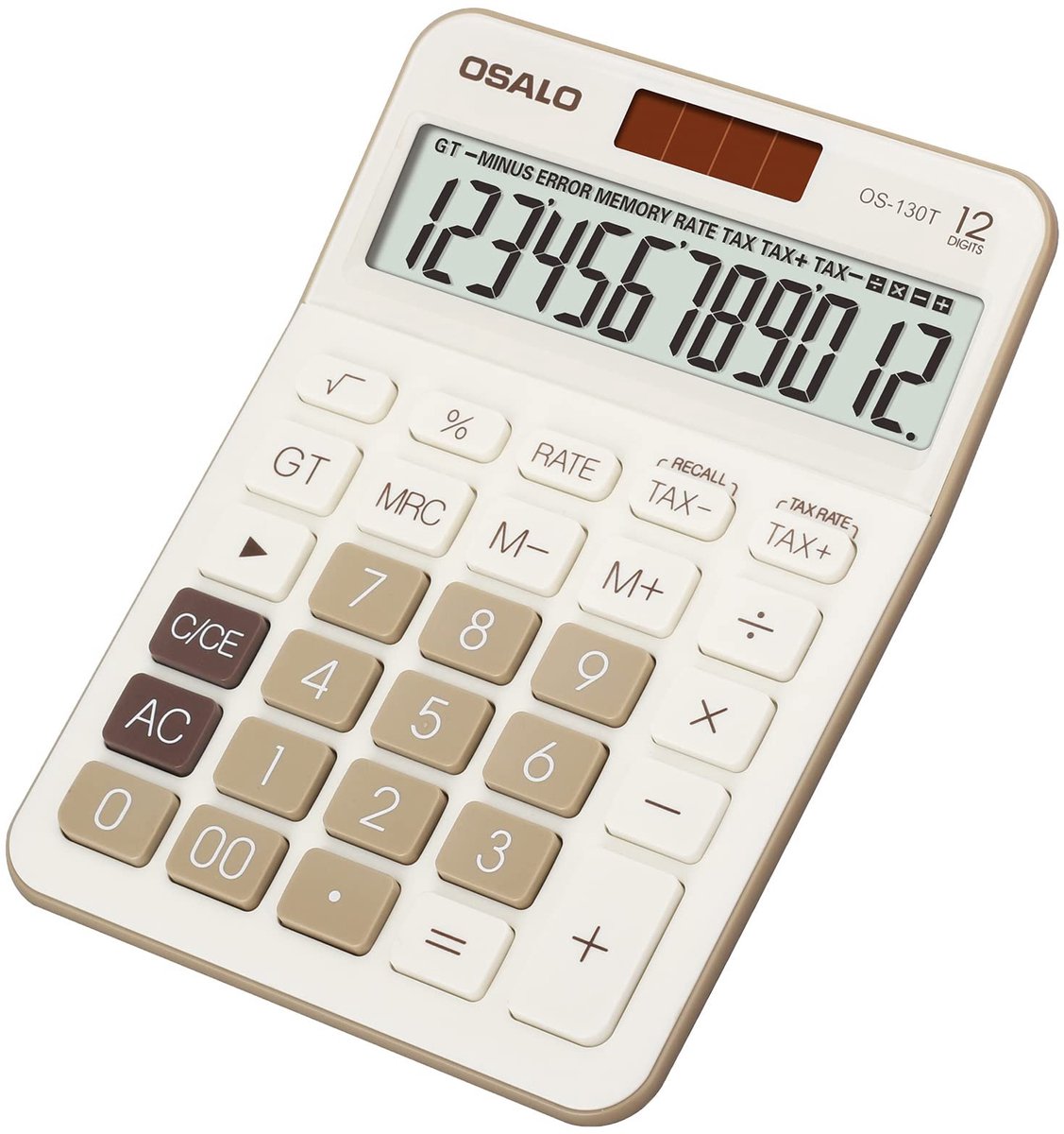 Solidchoice - Zakcalculator met Grote Toetsen en LCD Display voor Kantoor