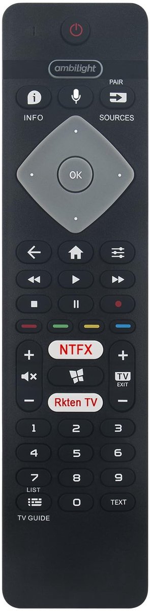Solidchoice - Vervangende Afstandsbediening voor Philips Smart TV