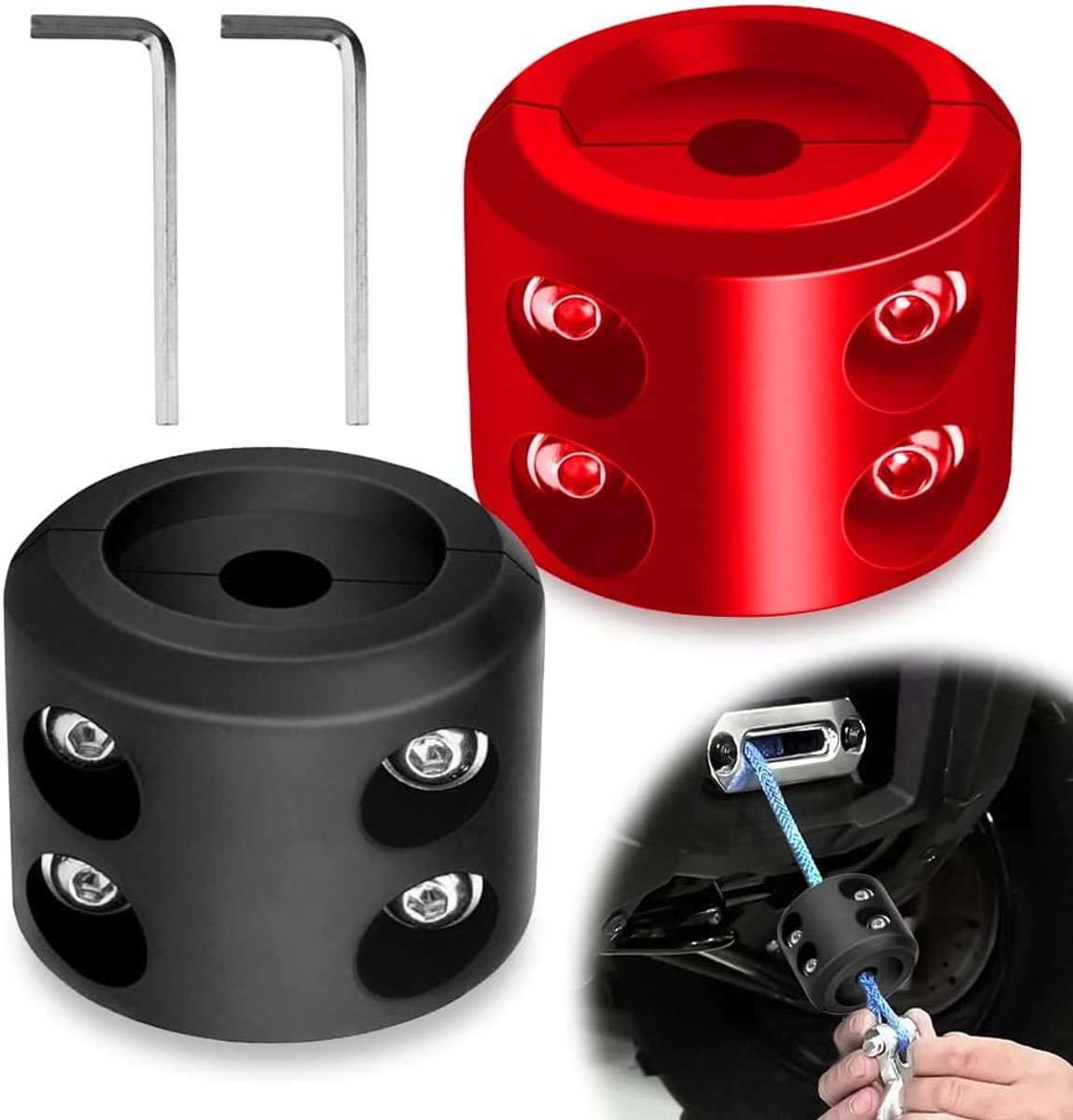 Kabellat, robuust - rubber - 2 stuks - beschermt kabels van ATV en UTV - ShopVlot