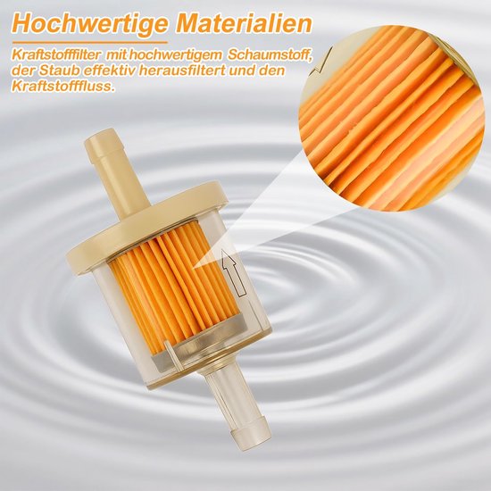 Benzinefilter 8mm - Universeel voor Motorfiets, Grasmaaier en Scooter - Effectieve Bescherming tegen Vuil - ShopVlot — afbeelding 3