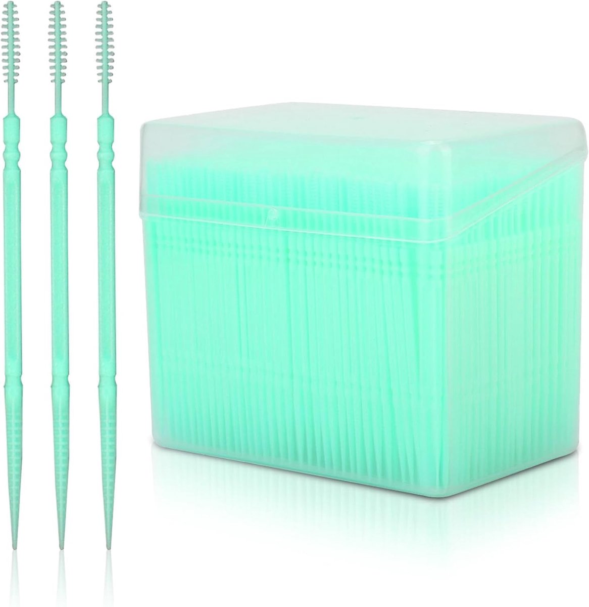 Tandenstokers 1100 stuks - dubbelzijdige tandenstoker - multikleur - voor effectieve mondverzorging - ShopVlot
