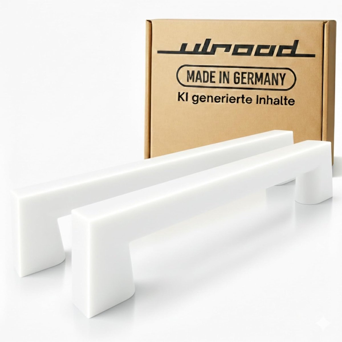 Furniture Handles Suitable for IKEA Dombas Cabinet Handle I 2 Handles for Wardrobe Spare Part (White) - ShopVlot