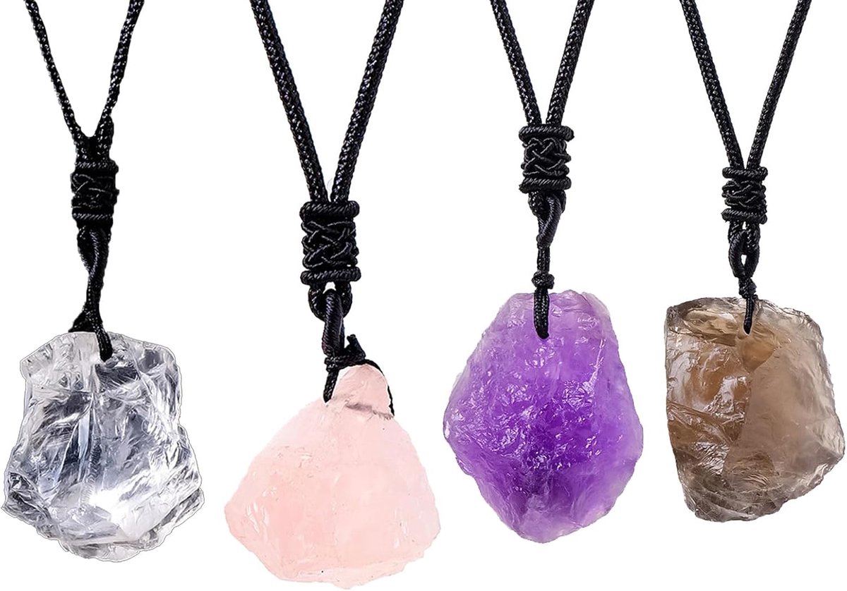 Kristallen halsketting voor vrouwen - natuurlijke stenen - energie herstellend - perfecte aanvulling op je outfit - ShopVlot