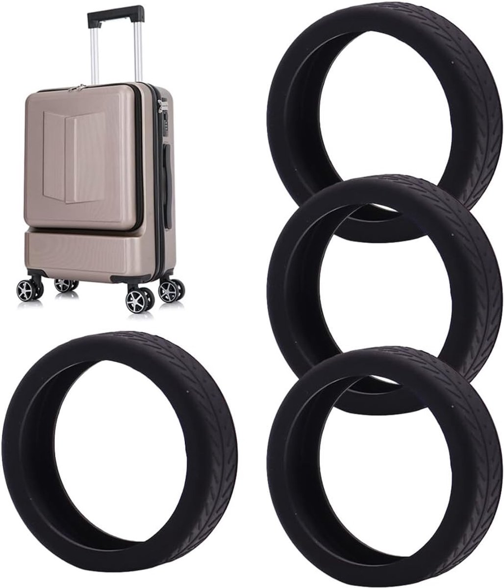 Luggage Wheel Covers - Silicone - Niet-slip - Beschermt tegen krassen - ShopVlot