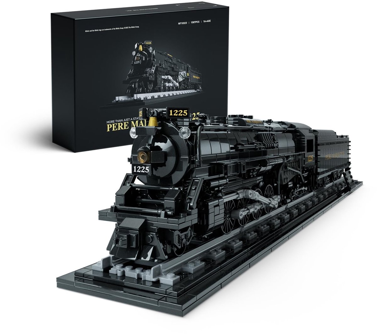 Solidchoice - Modelbouwset Stoomlocomotief voor Volwassenen