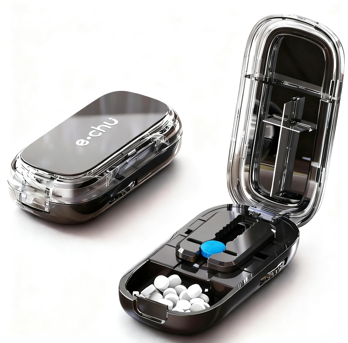 Solidchoice - Tablet Cutter met Tweezers voor Eenvoudig Snijden