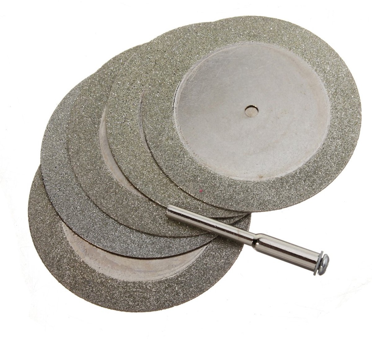 Mini diamant slijpschijven voor edelstenen - met rotatie gereedschap schacht - duurzame coating - ShopVlot