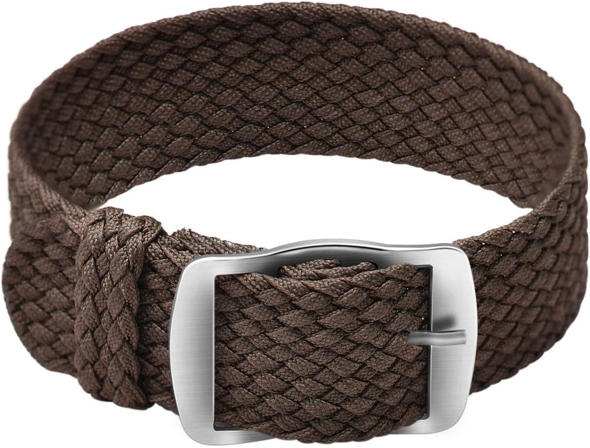 Unisex Nylon Watch Strap with Stainless Steel Silver Buckle - ShopVlot