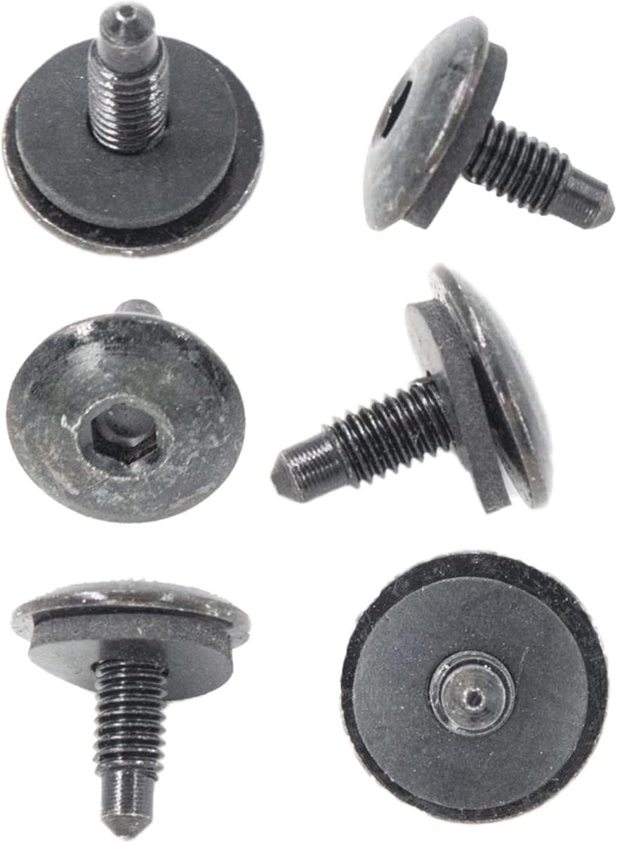 SnelShoppen - Pack van 6 Dakbedekkingschroeven WHT006148 Blinde Bouten met Afsluitring Geschikt voor VW Transporter T5 T6 en Vauxhall Vivaro 2003-2015