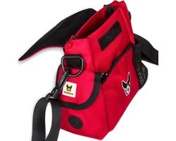 Hundefreund Reward Bag for Women in Handbag Design, Stylish Dog Treat Bag with 4 Compartments and 4 Carry Variations - ShopVlot