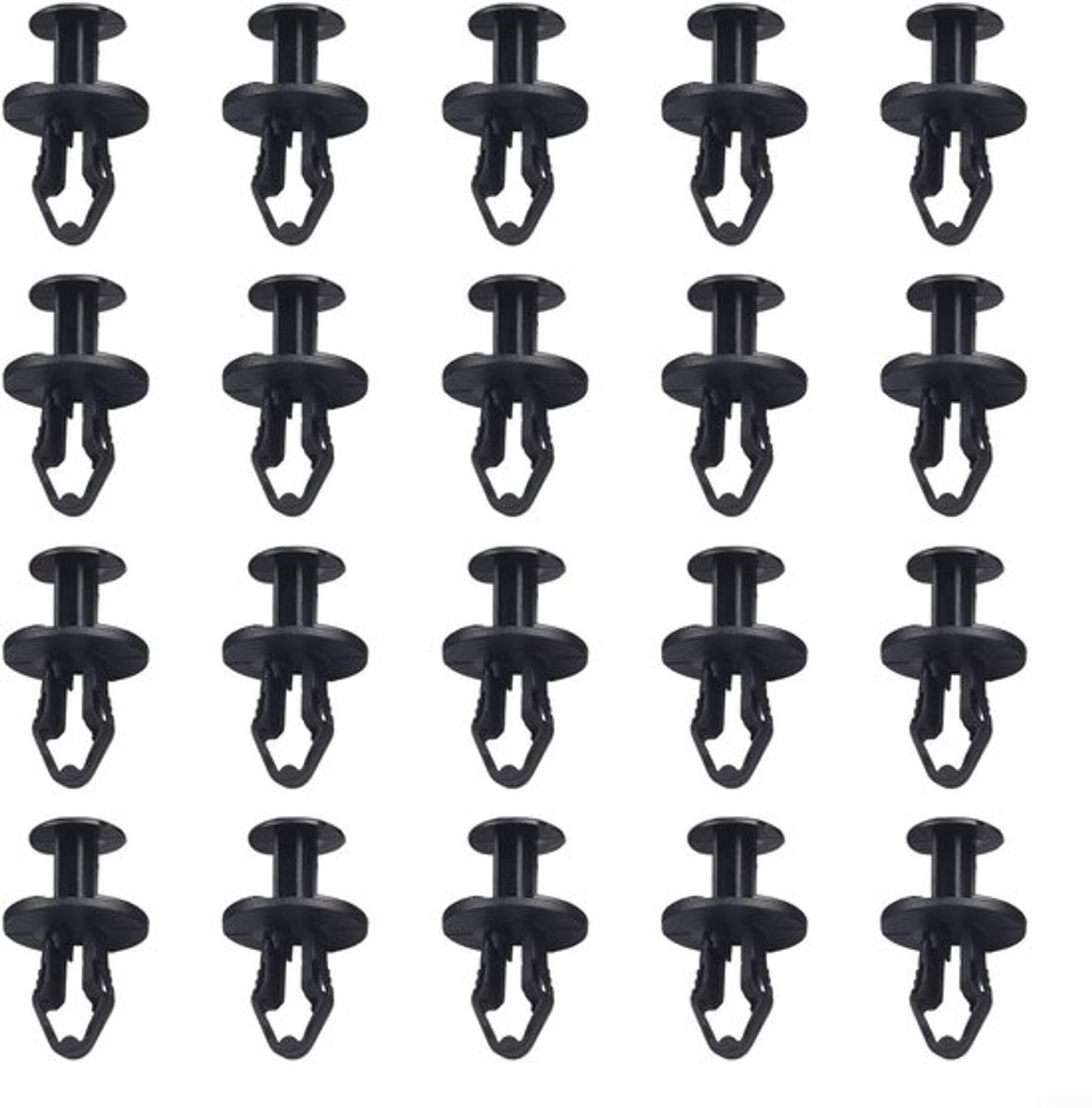 Dailygoods- Onderbak Clip Set van 20 - Geschikt voor Tesla Model 3 - Eenvoudige Installatie - Duurzaam Materiaal - Standaard Maat - Hoofd Diameter 18mm - Klinknagels