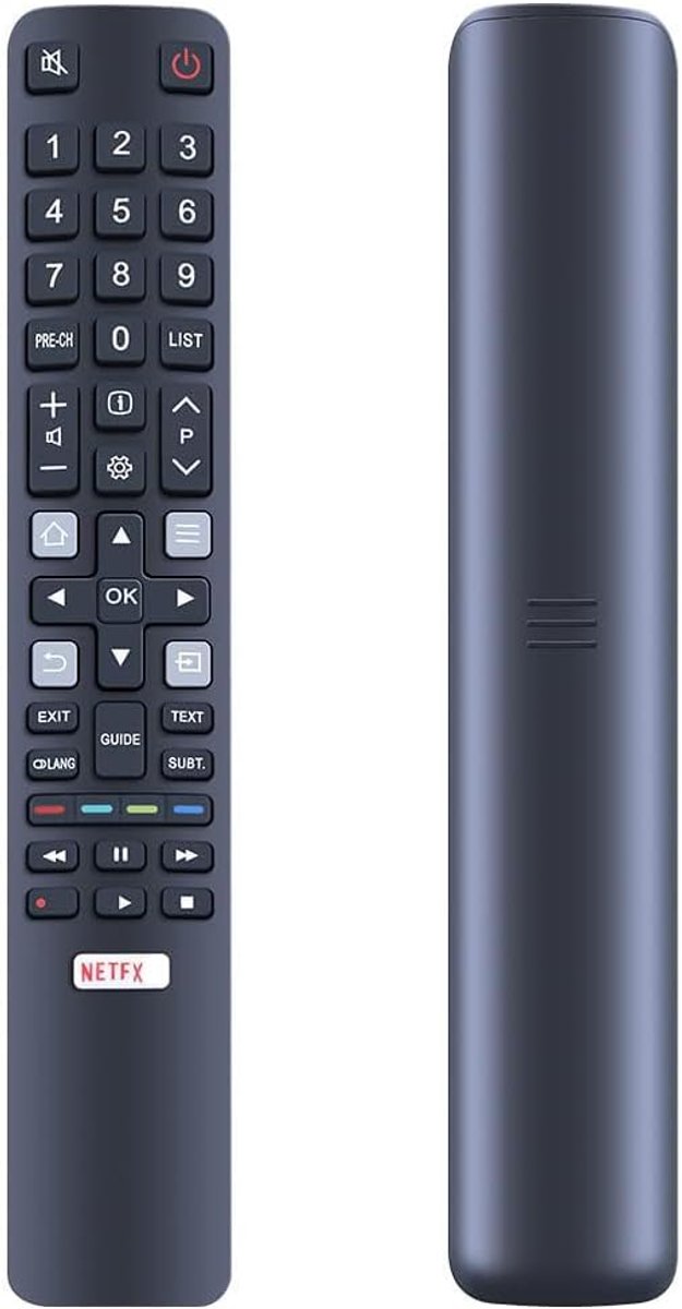 afstandsbediening vervangend voor TCL Thomson Smart TV - RC802N YA12 - geen programmering nodig - eenvoudig in gebruik - ShopVlot