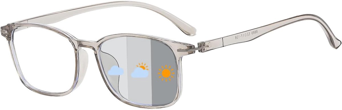 Afstandsbril blauwlichtfilter - fotochroom - grijs - optimale bescherming voor bijziendheid - ShopVlot