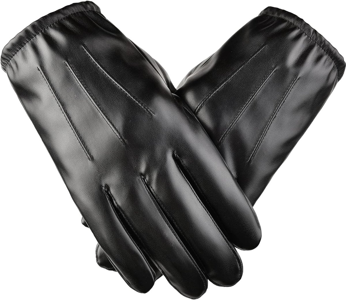 Leren Touchscreen Handschoenen Dames - PU Leer - Warm en Comfortabel - Ideaal voor Buiten - ShopVlot